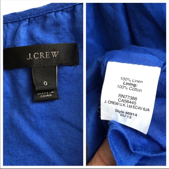 J.Crew Blue Cap Sleeve Dress - Picture 6 of 8